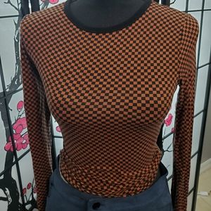 Checkered Forever 21 Long sleeve